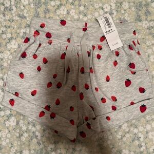 Old navy baby strawberry cotton play shorts